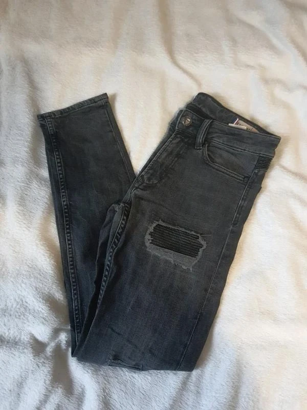 Jeans skinny cinza desbotado com efeito envelhecido Kaporal 36 - P – photo 2